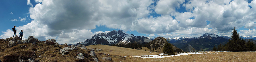 Sul Monte ScanapA', ad anello dal Colle di Vareno (24 aprile 2014)