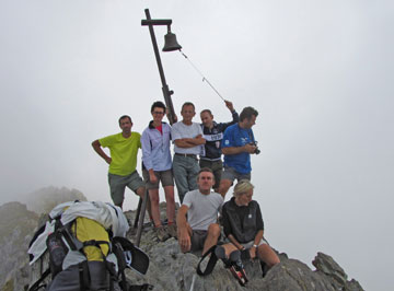 Da Lizzola salita al Passo di Bondione e al Pizzo Tre Confini, con discesa dalla Val Cerviera al Rif. Barbellino il 5 agosto 2009 - FOTOGALLERY