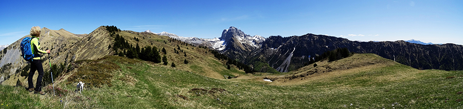 Dal Monte Spigla superba vista in Presolana e in Vodala (Timogno)
