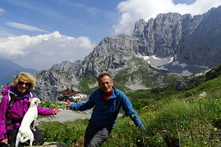 Al Rifugio Albani a scavalco della Valle Azzurra, salita in tutta la sua estensione il 23 giugno 2015 - FOTOGALLERY