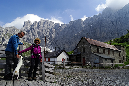Al Rifugio Albani a scavalco della Valle Azzurra, salita in tutta la sua estensione il 23 giugno 2015 - FOTOGALLERY