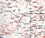 Cartina della Valzurio - CAI