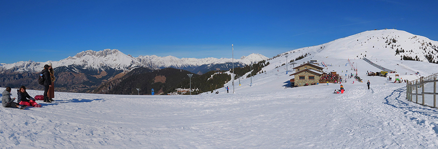 Dal Pian del Termen bella vista sul Monte Pora