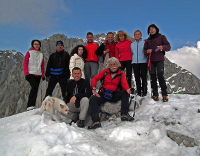 MONTE VISOLO (2369 m.) in primaverile il 25 marzo 2012 - FOTOGALLERY