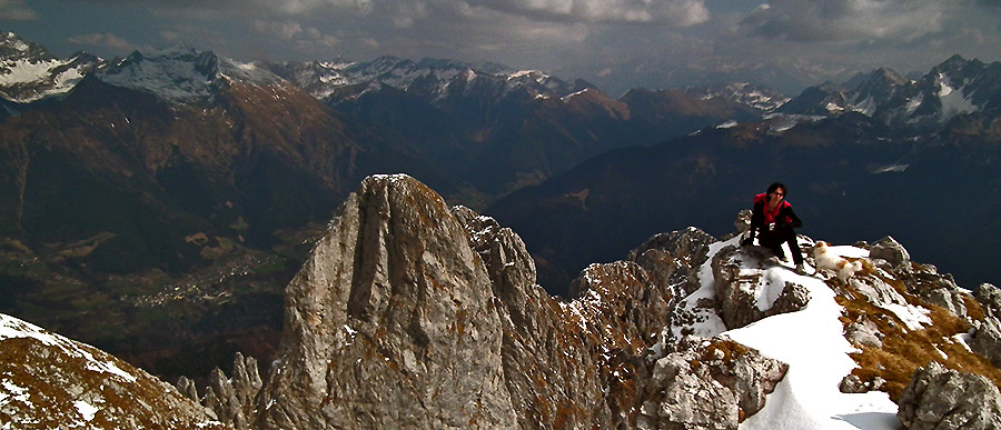 Vista verso la Corna delle Quattro Matte