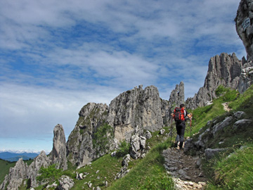 Prima salita in Grignetta (Grigna Meridionale) dal Pian dei Resinelli sul sentiero 7 Cresta Cermenati il 21 giugno 2010 - FOTOGALLERY