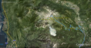 Visione 3D - tracciato GPS 1