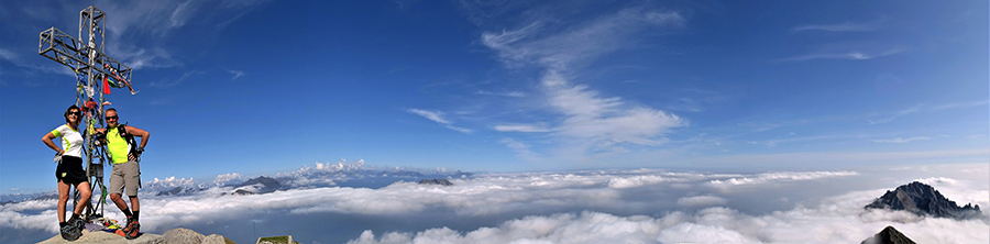 In Grignone il cielo è blu sopra le nuvole ! ...il 15 settembre 2019