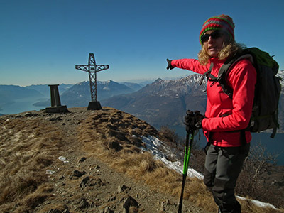 Invernale-primaverile in LEGNONCINO (1711 m.) dai Roccoli dei Lorla il 22 febbraio 2012  - FOTOGALLERY