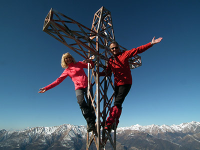 Invernale-primaverile in LEGNONCINO (1711 m.) dai Roccoli dei Lorla il 22 febbraio 2012  - FOTOGALLERY