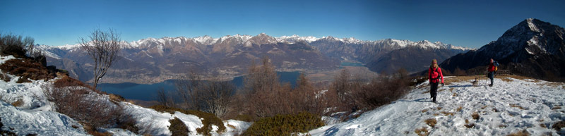 Panoramica dalla cresta del Legnoncino