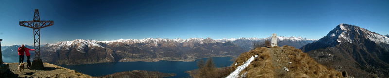 Invernale-primaverile in LEGNONCINO (1711 m.) dai Roccoli dei Lorla il 22 febbraio 2012