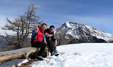 Invernale-primaverile in LEGNONCINO (1711 m) dai Roccoli dei Lorla il 9 marzo 2017  - FOTOGALLERY