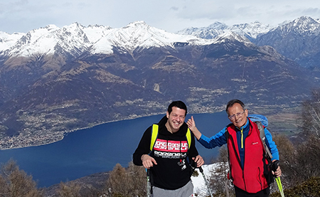 Invernale-primaverile in LEGNONCINO (1711 m) dai Roccoli dei Lorla il 9 marzo 2017  - FOTOGALLERY