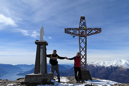 Invernale-primaverile in LEGNONCINO (1711 m) dai Roccoli dei Lorla il 9 marzo 2017  - FOTOGALLERY