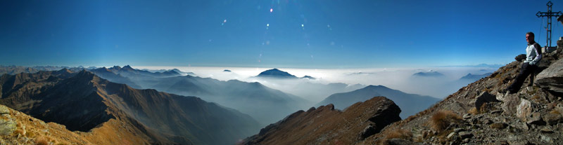 Salita dai Roccoli di Loria sul MONTE LEGNONE, 2609 m.,il 18 ottobre 2012