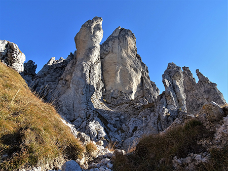 Rifugio Rosalba (1730 m) con Colle Garibaldi (1824 m) in autunnale ad anello il 28 ottobre 2020 - FOTOGALLERY