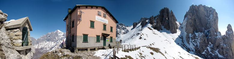 Rifugio Rosalba 1730 m.