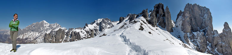 Vista verso il Grignone e la Grignetta