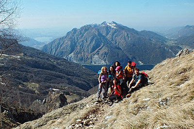 Salita primaverile dal Pian dei Resinelli al RIF. ROSALBA il 14 aprile 2013 - FOTOGALLERY