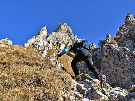 Rifugio Rosalba (1730 m) ad anello con vento-31genn22 - FOTOGALLERY