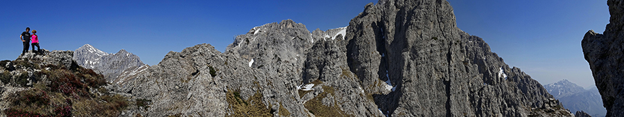 Rifugio Rosalba ad anello con salita al Colle Garibaldi il 15 aprile 2015 