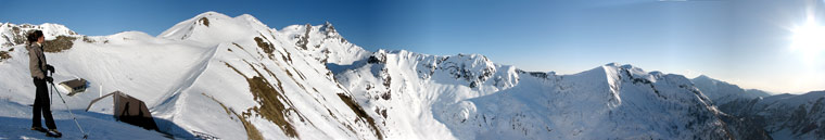 NUOVA ESCURSIONE - Splendida salita da Premana in Valsassina al Rif. Casera Vecchia Varrone e al Tre Signori (21-22 marzo 09)