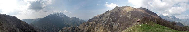 Sul sentiero 32 in zona Cima di Muschiada