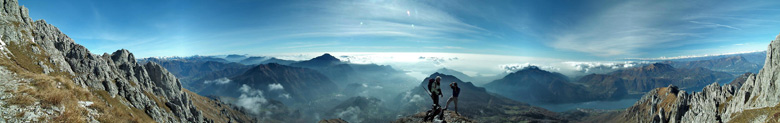 Panorama dalla Cresta Cermenati