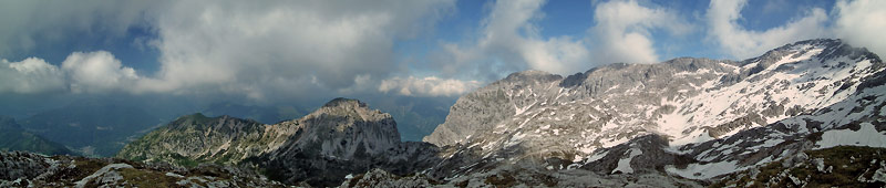 Versante nord del Grignone, sulla Via della Ganda