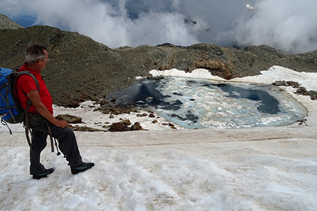 Il grandioso scenario di Cima Fontana (3068 m) in Valmalenco il 29 luglio 2016 - FOTOGALLERY