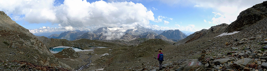 Laghetti glaciali a oltre 2800 m