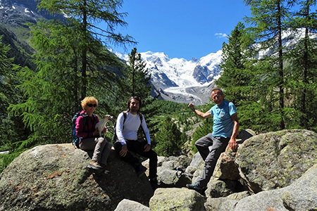 CAPANNA BOVAL AL GHIACCIAIO DEL MORTERATSCH il 18 luglio 2016 - FOTOGALLERY