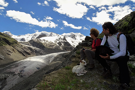 CAPANNA BOVAL AL GHIACCIAIO DEL MORTERATSCH il 18 luglio 2016 - FOTOGALLERY