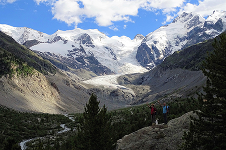 CAPANNA BOVAL AL GHIACCIAIO DEL MORTERATSCH il 18 luglio 2016 - FOTOGALLERY