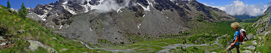 Valle di Preda Rossa, dal monte al piano