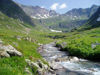 Da Pianezza di Schilpario lungo la valle del Gleno fino al passo di Belviso (2518 m.) l’11 luglio 2009  - FOTOGALLERY