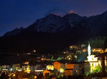 Fiaccolata in Alben vista da Oltre il Colle - foto Alberto Brioschi