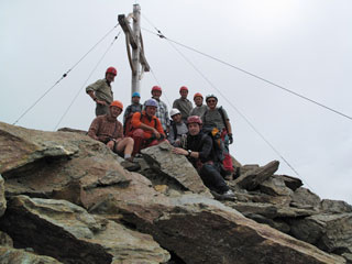 Con il GAPN (Gruppo Alp. Penne Nere Boccaleone) ascensione alla Croda di Cengles (3375 m.) in Val Venosta - FOTOGALLERY