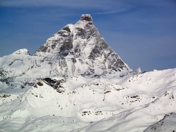 Capodanno 2010 al chiaro di luna e ciaspolate al sole in Valtournanche al cospetto delle Grandes Murailles e del Cervino - FOTOGALLERY