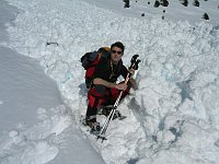 Domenica di neve e sole...con valanga, ai Piani dell'Avaro (20 gennaio 08)