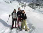  Manu, Ale, Roby verso Baita Armentarga - foto da Alessandro Stefanelli 13 genn. 08