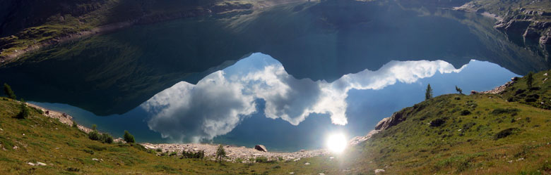 Il cielo sotto di noi - Riflessi ai Laghi Gemelli