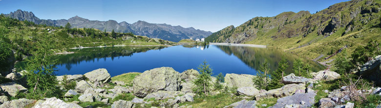 Panoramica al Lago di Pescegallo