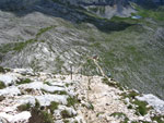 Rifugio Biella sotto la Croda del Becco - foto Andrea Gervasoni 7 luglio 07