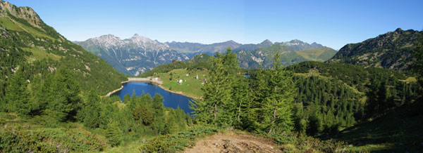 Panoramica sul Lago Piano Casere