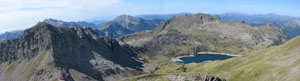 Dal Farno panoramica sui Laghi Gemelli - foto Andrea Gervasoni agosto 07