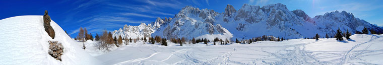 Dalla Madonnina vista sulla conca dei Campelli