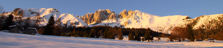 La Presolana con la prima neve d'ottobre 2008 