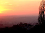 Tramonto sull'Agro Pontino - foto Armando Lombardi